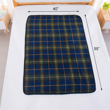 Load image into Gallery viewer, Lightweight Warm Super Soft Sherpa Fleece Wearable Plush Throw Blanket (Green) - Awesling