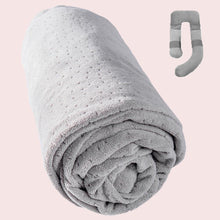 Load image into Gallery viewer, Replacement Pillowcase for 60 Inch Detachable Pregnancy Pillow (Grey) - Awesling